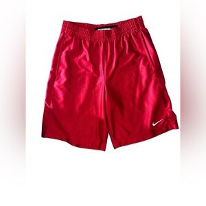 Nike Men's Vibrant Red Athletic Shorts